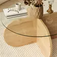 Soffbord Hanah Home Bubble Safir Ek Härdat Glas Spånskiva 75x35x75 cm - Soffbord - 8683742112143 - 6
