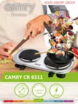 Sähkökäyttöinen keittoliesi 2-tasoa Camry - Ugnar och spisar - 5908256839083 - 6
