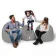 Sittsäck Atelier del Sofa Iyzi 100 Fume Polyester 100x100 cm - Saccosäckar - 8683743040483 - 3