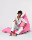 Sittsäck Atelier del Sofa Pyramid Big Bed Rosa Polyester 145x90 cm - Saccosäckar - 8683743039593 - 12