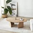 Soffbord Hanah Home Sapphire Oak Safir Ek Spånskiva 100x35x60 cm - Soffbord - 8684283515233 - 2