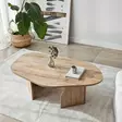 Soffbord Hanah Home Sapphire Oak Safir Ek Spånskiva 100x35x60 cm - Soffbord - 8684283515233 - 6