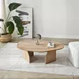 Soffbord Hanah Home Sapphire Oak Safir Ek Spånskiva 100x35x60 cm - Soffbord - 8684283515233 - 5