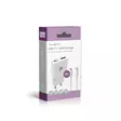 Väggladdare | 20 W | GaN | PD3.0 | Snabbladdnings funktion | 1.5 / 2.0 / 2.22 A / 3.0 A | Antal utgångar: 2 | USB-A / USB-C | USB-C (Lös) Kabel | 1.50 m | Automatiskt val av Spänning | Vit - Nätladdare - 5412810470273 - 69