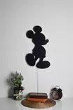 Dekorativ Led Väggdekor Wallity Mickey Mouse Blå MDF 32x50 cm - Ljussmycken och ljusfigurer - 8682870904613 - 5