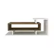 Soffbord Hanah Home Spring Vit Valnöt Spånskiva 90x24,8x50 cm - Soffor - 8681181613603 - 10