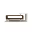 Soffbord Hanah Home Spring Vit Valnöt Spånskiva 90x24,8x50 cm - Soffor - 8681181613603 - 9