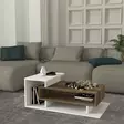 Soffbord Hanah Home Spring Vit Valnöt Spånskiva 90x24,8x50 cm - Soffor - 8681181613603 - 6