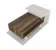 Soffbord Hanah Home Spring Vit Valnöt Spånskiva 90x24,8x50 cm - Soffor - 8681181613603 - 12