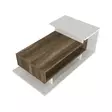 Soffbord Hanah Home Spring Vit Valnöt Spånskiva 90x24,8x50 cm - Soffor - 8681181613603 - 11