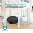 SmartLife Robot Dammsugare | Slumpmässigt | Wi-Fi | Kapacitet insamlingsreservoir: 0.2 l | Automatisk laddning | Maximal användningstid: 1.8 timmar | Svart | Android / IOS - Robotdammsugare - 5412810335503 - 56