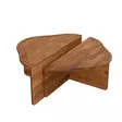 Soffbord Hanah Home Altopiano Kastanj Massiv Furu 90x40x45 cm 90x32x45 cm - Soffbord - 8683742111993 - 1
