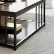 Soffbord Hanah Home Zenn Valnöt Svart Spånskiva 90x90x40 cm - Soffbord - 8683743791293 - 5