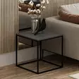 Soffbord Hanah Home Basak Antracit Spånskiva 52x50x50 cm - Soffbord - 8683742465683 - 2