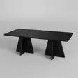Soffbord Hanah Home Mushroom Svart Spånskiva 120x40x60 cm - Soffbord - 8684282515333 - 6