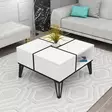 Soffbord Hanah Home Nirvana Vit Spånskiva 71,8x43,8x71,8 cm - Soffbord - 8683743945313 - 2