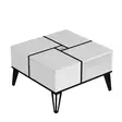 Soffbord Hanah Home Nirvana Vit Spånskiva 71,8x43,8x71,8 cm - Soffbord - 8683743945313 - 1