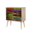 Byrå Hanah Home Trio 726 Sonoma Ek Spånskiva 80x90x40 cm - Byråer och skåp - 8681875340983 - 1