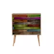 Byrå Hanah Home Trio 726 Sonoma Ek Spånskiva 80x90x40 cm - Byråer och skåp - 8681875340983 - 4