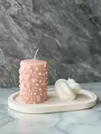 Doftljus Set Aberto Design Glamour Pink Vit Soya 6x5x6 cm - Ljus och lyktor - 8684283555543 - 2