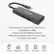 Swissten USB-C Hub 4-in-1 100W  - USB-adaptrar och dockning - 8595217487383 - 2