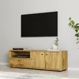 TV-bänk Hanah Home Pao Ek Spånskiva 136x42x35 cm - TV-bänkar - 8684283338993 - 3