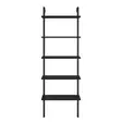 Bokhylla Hanah Home Piante Svart Spånskiva 60x174x22 cm - Bokhyllor - 8681875920963 - 1