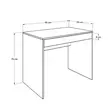 Skrivbord Hanah Home Cms301Dd1 Diamantvit Spånskiva 90x75x55 cm - Skrivbord - 8682870658073 - 11
