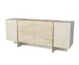 Konsolbord Hanah Home Veyron Travertin Sandsten Spånskiva 180x75,5x46,6 cm - Byråer och skåp - 8684283018383 - 1