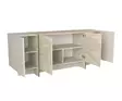 Konsolbord Hanah Home Veyron Travertin Sandsten Spånskiva 180x75,5x46,6 cm - Byråer och skåp - 8684283018383 - 6