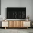 TV-bänk Hanah Home Diana Travertine Valnöt Spånskiva 180x50x33 cm - TV-bänkar - 8684283678853 - 4