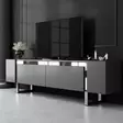 TV-bänk Hanah Home Yildiz Antracit Spånskiva 180x50x30 cm - TV-bänkar - 8684283557233 - 2