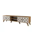 TV-bänk Hanah Home Walnut Valnöt Spånskiva 180x44x35 cm - TV-bänkar - 8681875184303 - 1