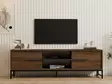 TV-bänk Hanah Home Mono Valnöt Spånskiva 160x50x40 cm - TV-bänkar - 8683743451463 - 3