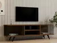 TV-bänk Hanah Home Josef Valnöt Spånskiva 160x48,6x40 cm - TV-bänkar - 8683743679003 - 2