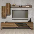 TV-bänk Hanah Home Beril Valnöt Spånskiva 180x40x37 cm - TV-bänkar - 8681875184273 - 4