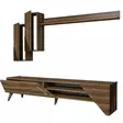 TV-bänk Hanah Home Beril Valnöt Spånskiva 180x40x37 cm - TV-bänkar - 8681875184273 - 1