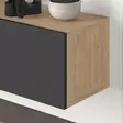 TV-bänk Hanah Home Francy 180 Safir Ek Antracit Spånskiva 180x30x30 cm - TV-bänkar - 8684283503193 - 5