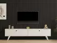 TV-bänk Hanah Home Paris Vit Spånskiva 160x40x25 cm - TV-bänkar - 8681875449563 - 4