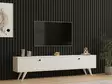 TV-bänk Hanah Home Paris Vit Spånskiva 160x40x25 cm - TV-bänkar - 8681875449563 - 2