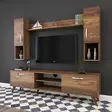 TV-bänk Hanah Home M27 Valnöt Spånskiva 180x48,6x35 cm - TV-bänkar - 8681875461923 - 2