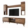 TV-bänk Hanah Home M27 Valnöt Spånskiva 180x48,6x35 cm - TV-bänkar - 8681875461923 - 7