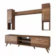 TV-bänk Hanah Home M27 Valnöt Spånskiva 180x48,6x35 cm - TV-bänkar - 8681875461923 - 10