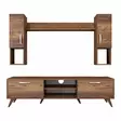 TV-bänk Hanah Home M27 Valnöt Spånskiva 180x48,6x35 cm - TV-bänkar - 8681875461923 - 8