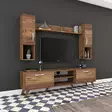 TV-bänk Hanah Home M27 Valnöt Spånskiva 180x48,6x35 cm - TV-bänkar - 8681875461923 - 3