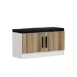 Hallmöbel Hanah Home Noah Valnöt Spånskiva 90x50x35 cm - Hallskåp - 8683742757573 - 1