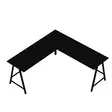 Skrivbord Hanah Home Team L Svart Spånskiva 180x76x60 cm - Skrivbord - 8684282258643 - 5