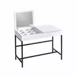 Sminkbord Hanah Home Amour Vit Spånskiva 100x74x50 cm - Toalettbord - 8683743536993 - 8