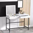 Sminkbord Hanah Home Amour Vit Spånskiva 100x74x50 cm - Toalettbord - 8683743536993 - 3