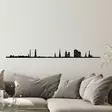 Väggdekor Metall Wallity Hamburg Skyline Svart Metall 120x11 cm - Dekorationer, prydnadsföremål - 8683342204293 - 3
